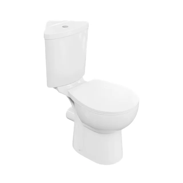 Einteilige Stand-WC mit eingebautem Spülkasten BARTOLINI WHITE | Komplett-Set |