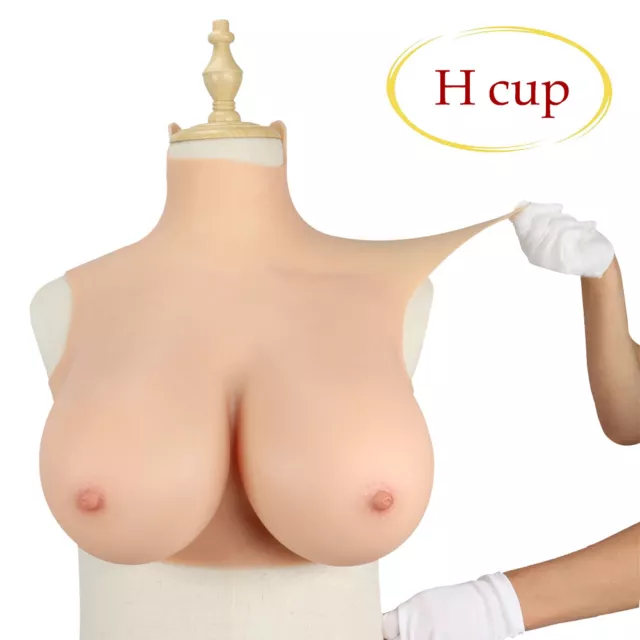 KnowU H Cup Silicone Breast Forms Big Boobs Lifelike Crossdresser Drag Queen