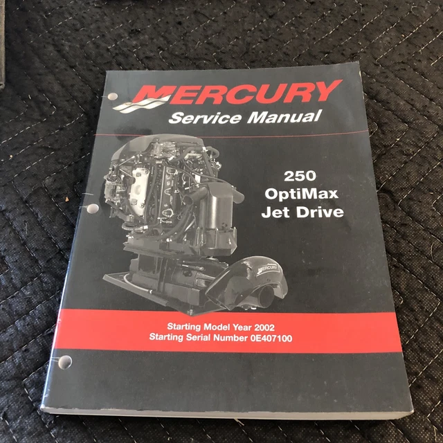 Mercury -  90-888438 Service Repair Shop Manual Wiring diagrams 250 OptiMax Jet