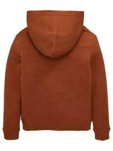 Genuine Calvin Klein Jeans Boys Flock Logo Hoodie Cognac Brown 8 Years 3