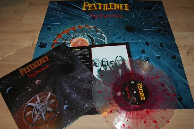 PESTILENCE Spheres Colored Vinyl LP LTD  ( Death Morbid Angel Entombed )