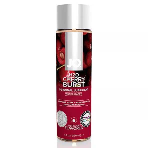 System JO H2O Lubricant Lube Gleitmittel Cherry Kirsche 120 ml Waterbased