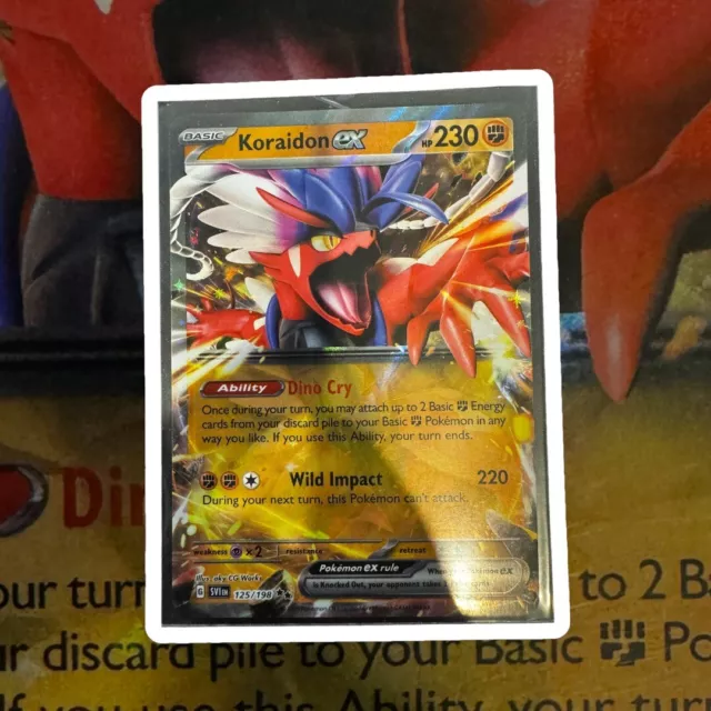 Pokemon : SV SCARLET & VIOLET KORAIDON ex 125/198 ULTRA RARE