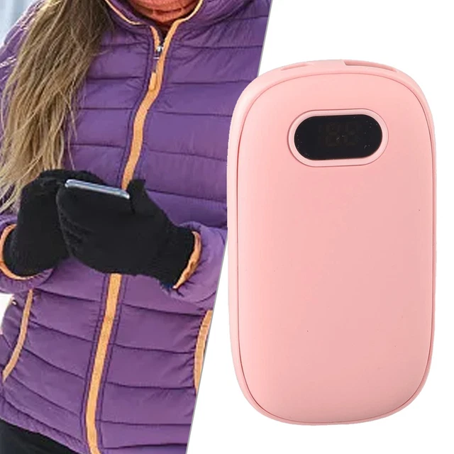 Chauffe-mains Rechargeable UODIR - 2 Pièces, 10000 MAh, 3 Niveaux De Chaleur, USB-C, Magnétique