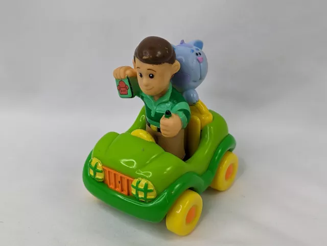 Mattel Blues Clues Periwinkle Car and Steve Figure Lot