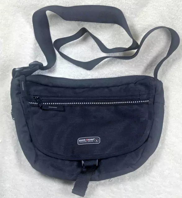 Eddie Bauer Small Travel Bag/purse Adjustable Zippered Cross Body