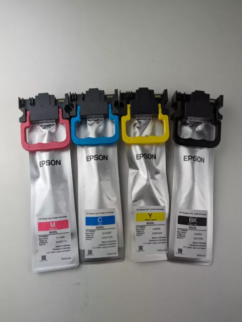 4pk T902XL 902XL OEM Epson Ink Cartridge Workforce WF-C5790/C5710/C5210/C5290