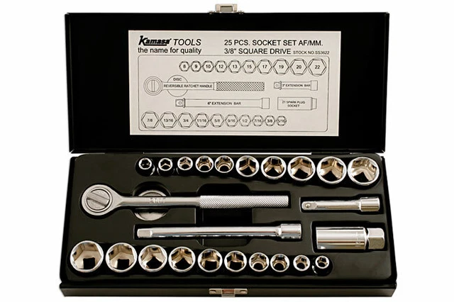Douille Ensemble 1cmD, 25pc - Kamasa SS3622 Neuf