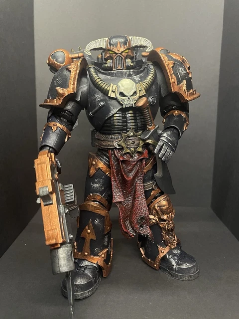 CUSTOM MCFARLANE WARHAMMER 40k Chaos Space Marine £70.00 - PicClick UK