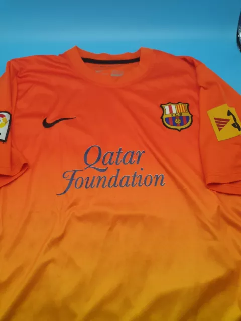 FC Barcelona Trikot Messi 10 Nike Unicef Qatar Foundation XXL
