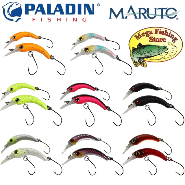 PALADIN Micro Curvy Trout UL Wobbler - Profi Forellen Köder - Japan Maruto Haken