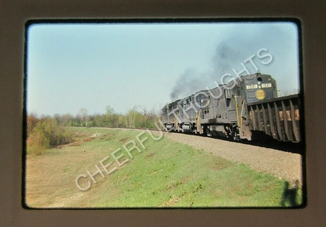 Original '70 Ektachrome Slide NW Norfolk Western 1941 U30B action Wabash  31D24