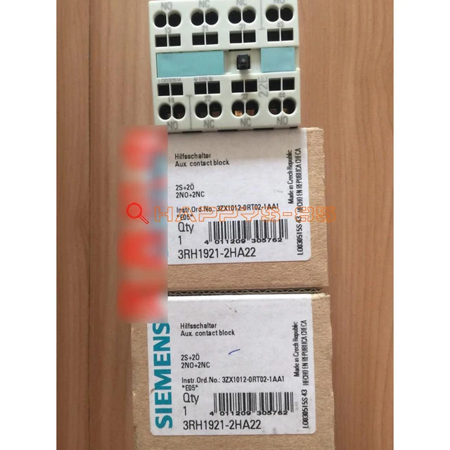 1PC New Siemens Auxiliary Switch Block 3RH1921-2HA22