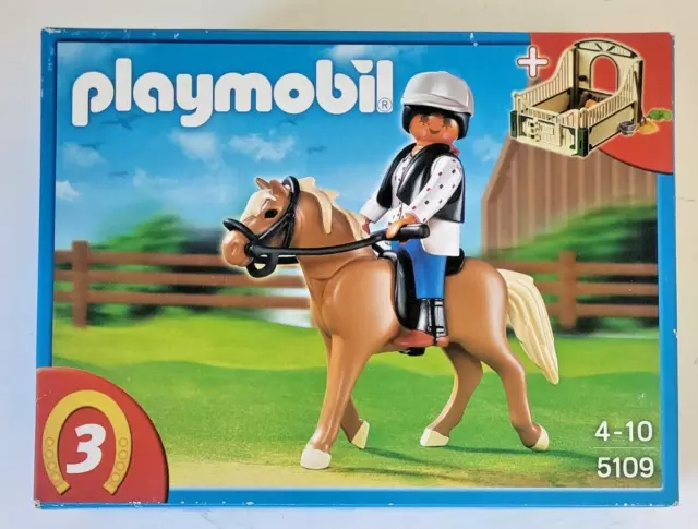 Playmobil cheval trakehner et sa cavalière 5110 - la fée du jouet