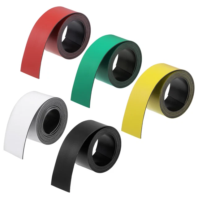 5 Pz Asciutto Cancella Flessibile Magnetico 1 Pollicix 3.3 Piedi Magnetico
