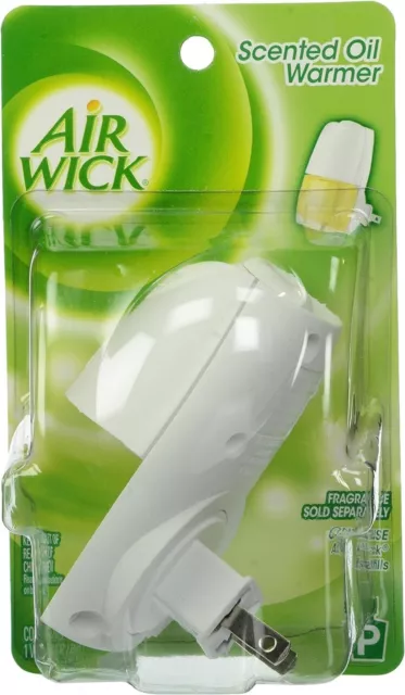 Air Wick plug in Scented Oil Warmer, White, 1 Count, Essential Oils, Freshener