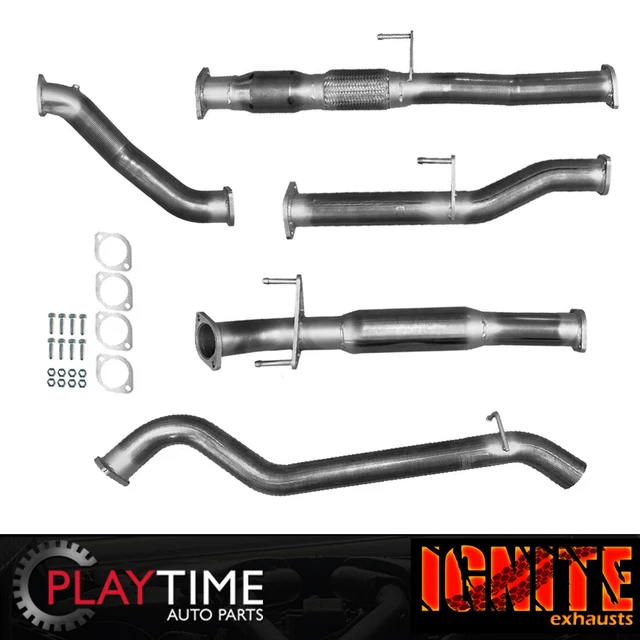 IGNITE 3 INCH Full Exhaust For Toyota Hilux 3L D4D Kun26R Cat/Hotdog