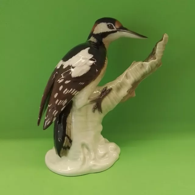 KPM Berlin Porzellan figur "Specht" Vogel