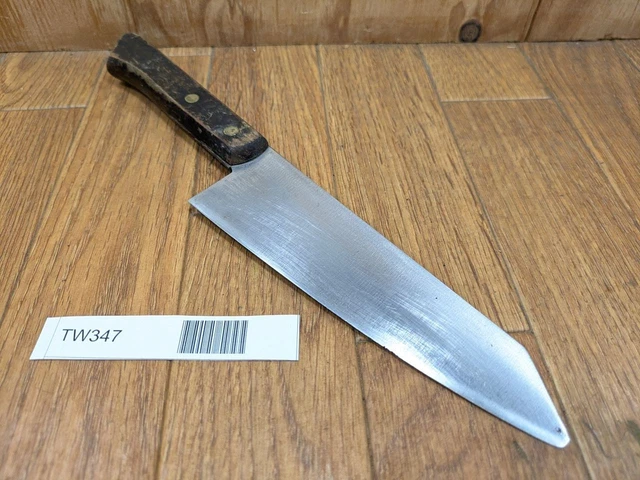 Couteau De Chef Japonais Vintage – Hocho – Cassé / Endommagé – Pour Restauration