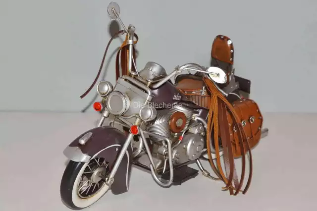 Nostalgisches Blechmodell - Indian Motorcycle, Motorrad, 31 cm, Sammlermodell
