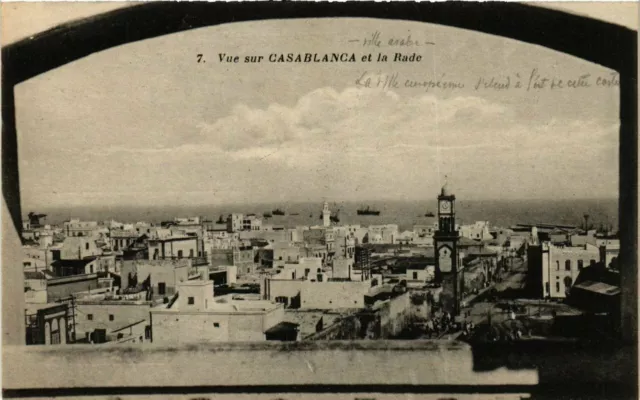 CPA AK MAROC CASABLANCA - View of Casablance and La Rade (280492)