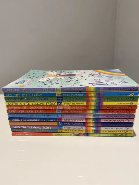 Rainbow magic Fairies Books Set Bundle X 12 Books. Jewel  & Colour Fairies