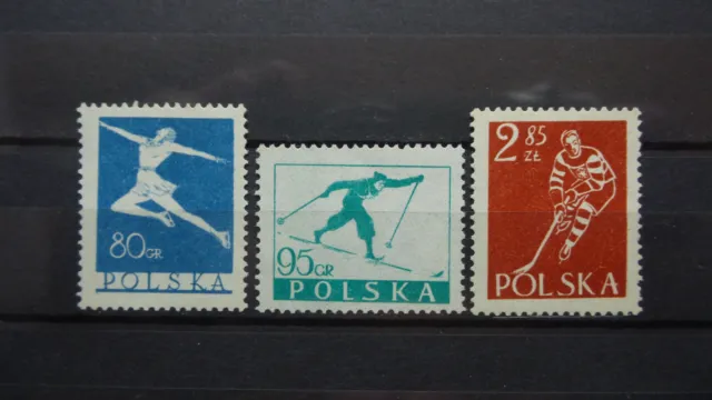 Polen 1953 / Kat. Fischer Nr. 696 -  698  Postfrisch / MNH (**)