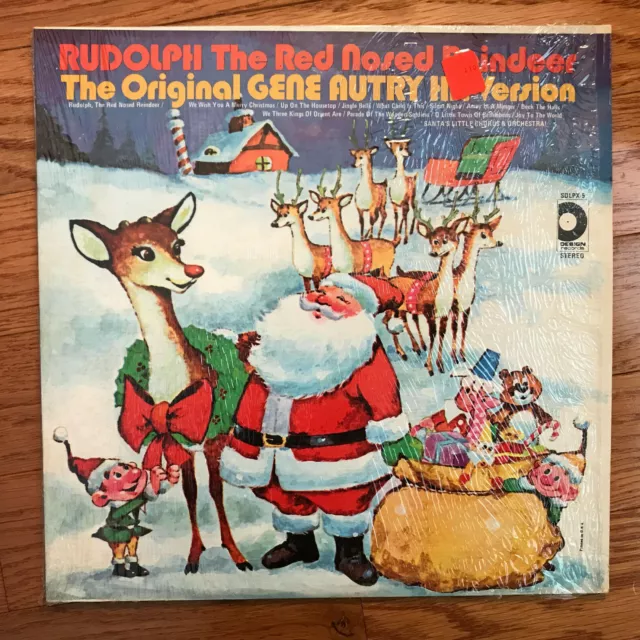 GENE AUTRY - Rudolph the Red-Nosed Reindeer LP Design SDLP-X-5 ...
