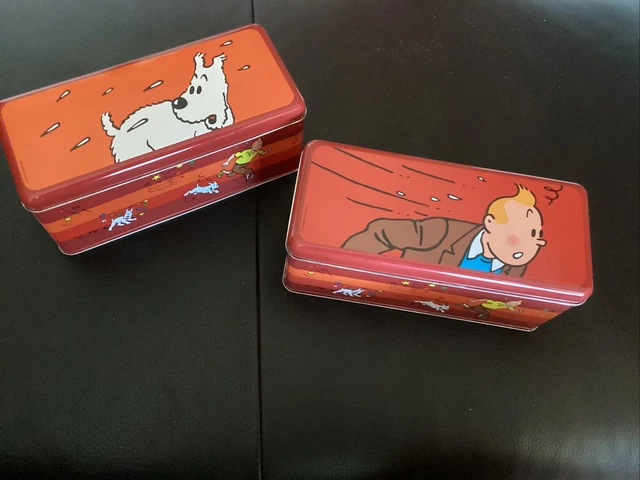 Boite à biscuits métal Tintin bd hergé moulinsart 2004 - Collection