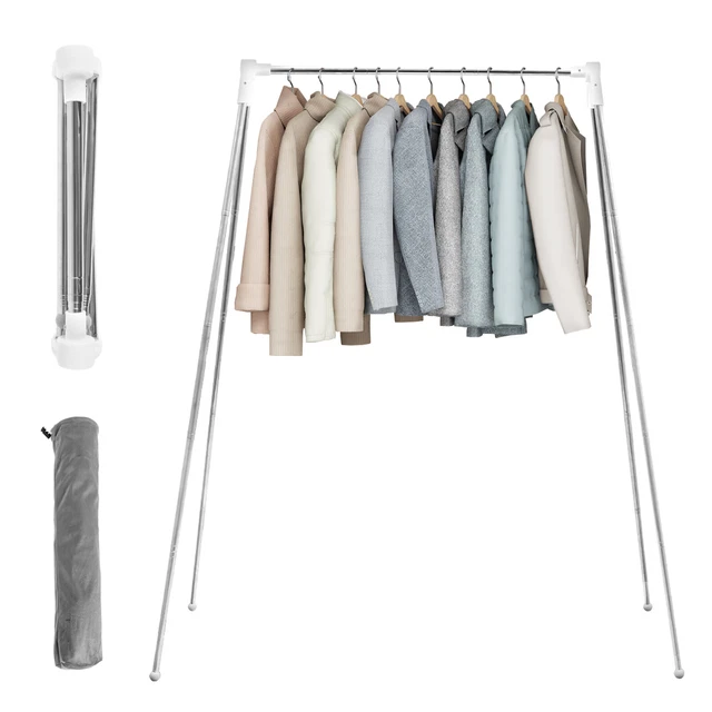 Foldable Line Drying Rack CLOTHES DRYER AIRER Foldable Stretchable Laundry Rack Washing Line ...