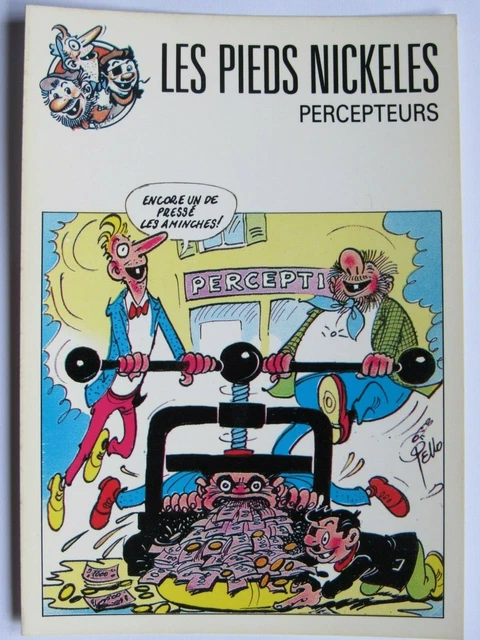 04F59 Cartolina cpsm Illustratore Pellos Umoristica - Piedi Nichelati