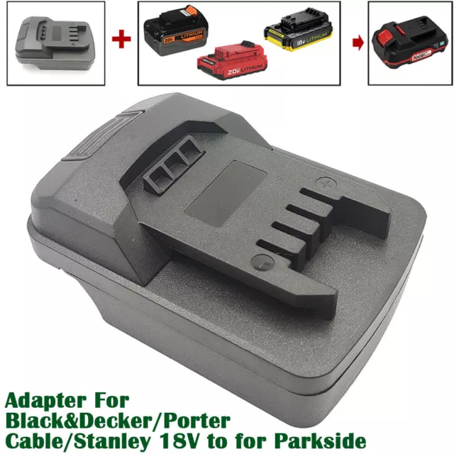 For Black&Decker/Porter Cable 20V to for Parkside 20V Power Tool Battery Adapter