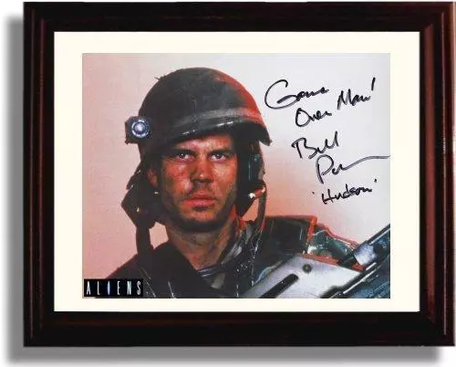 8x10 Framed Bill Paxton Autograph Promo Print - Aliens