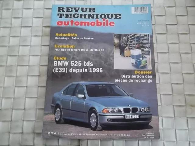 REVUE TECHNIQUE BMW (E39) 525 Tds Depuis 1996 EUR 23,90 - PicClick FR