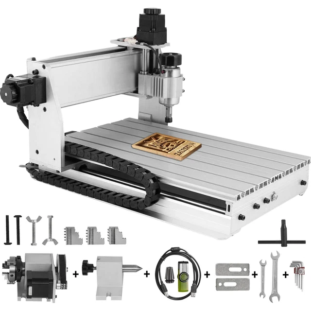 VEVOR MACCHINA PER incisione 4 assi 3040 router CNC fresatrice ...