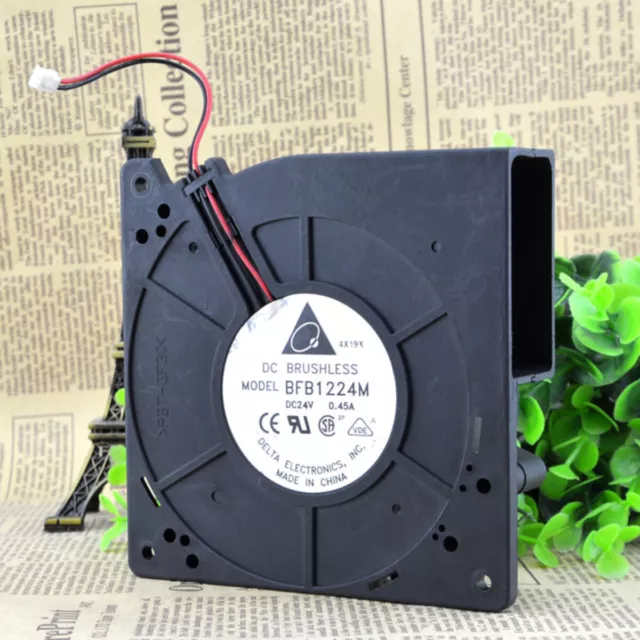 DELTA BFB1224M 24V 0.45A 12CM 12032 Turbo Blower Cooling Fan High Air Volume