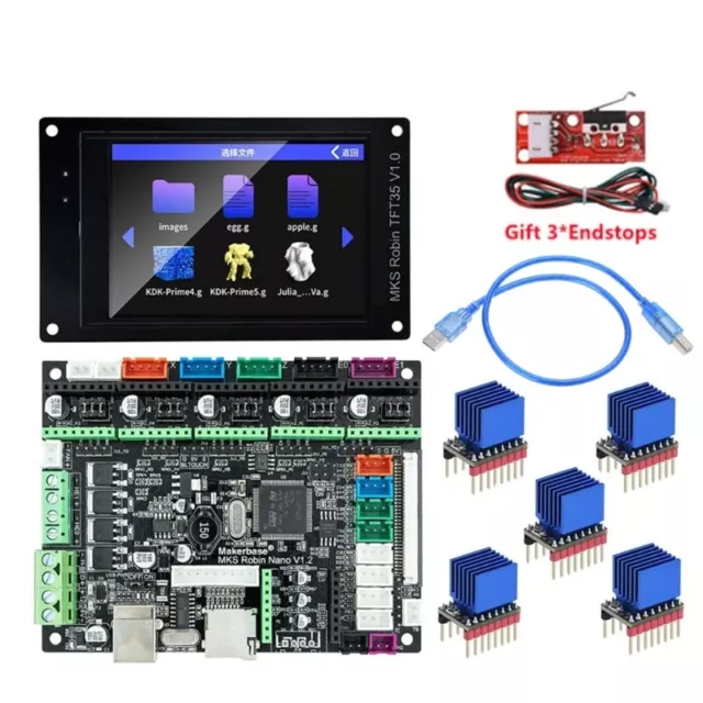 3D Printer Motherboard Kit MKS Robin for V1.2 MKS TFT35 for