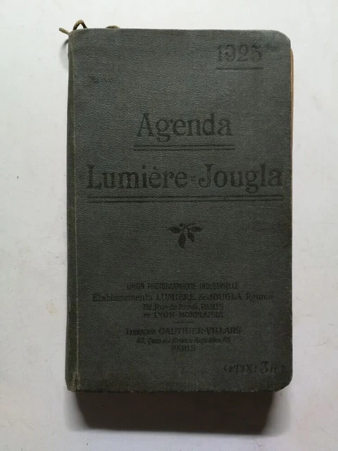 Lumière Agenda Lumiere-Jougla 1918. Union Photographique - Catawiki