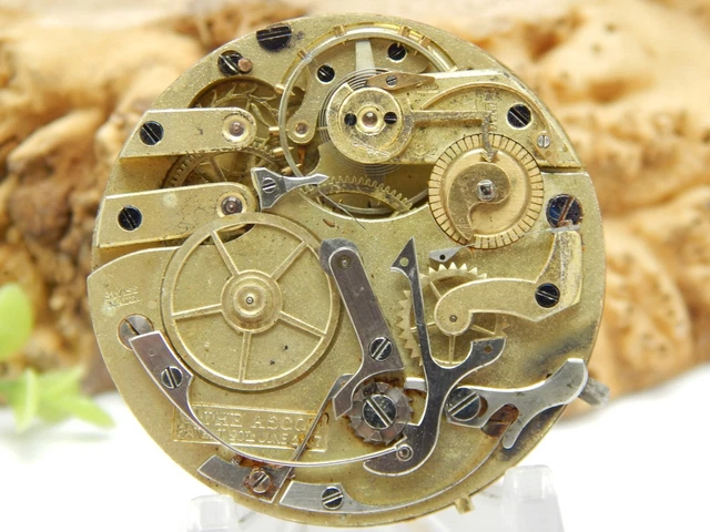 Mouvement De Montre à Gousset Ancien - Quart Répétition - Remontage Clé - Suisse - Occasion