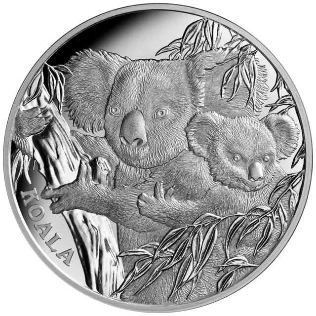 Silbermünze Koala Australiens Ikone 2022 - Niue - im Etui - 1 Oz PP 2