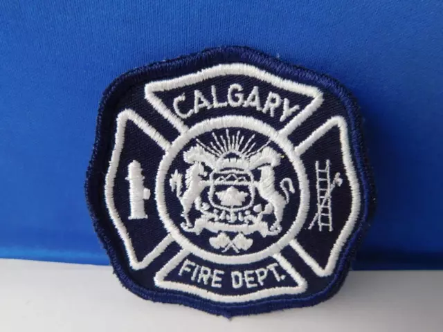 Calgay Fire Department Vintage Patch Shoulder Crest  Alberta  Canada