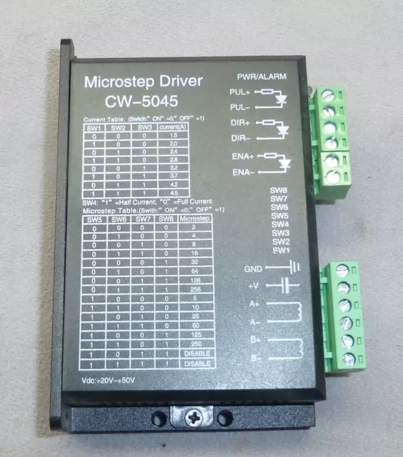  CW5045 CNC Stepper Motor Driver 24-50V 4.5A 256 Microstep for Nema 17/23/34