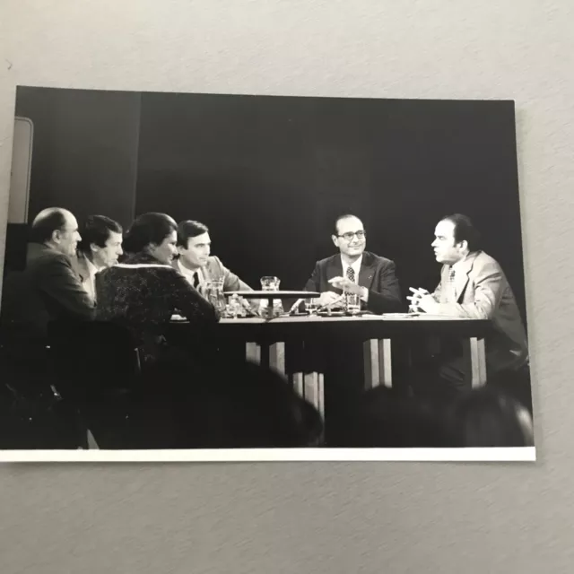 JACQUES CHIRAC  et GEORGES MARCHAIS- PHOTO DE PRESSE ORIGINALE  13x18cm ⚡️⚡️