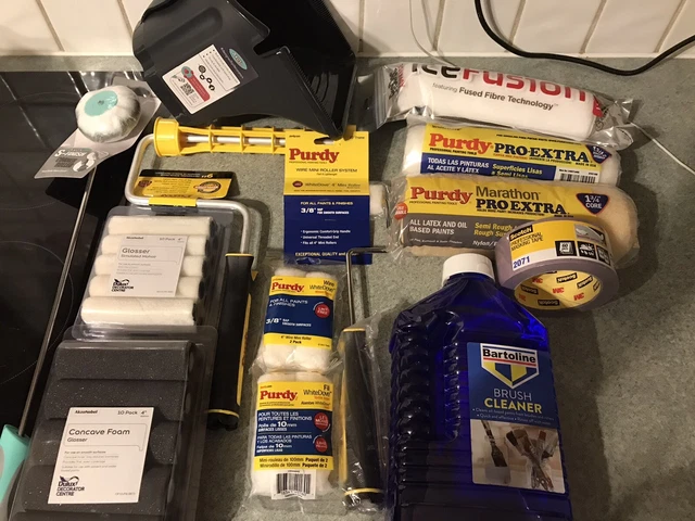 Lote de trabajo de herramientas de decoración de pintura