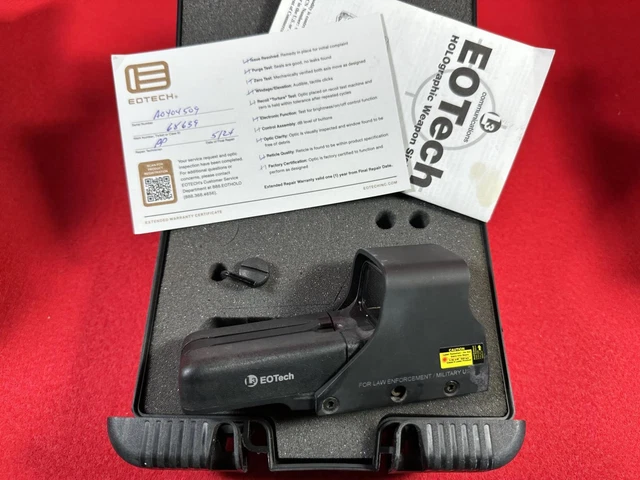EOTech 552 Military Holographic Red Dot Circle Sight Holosight (Just Serviced) EOTech 552 Military Holographic Red Dot Circle Sight Holosight (Just Serviced)