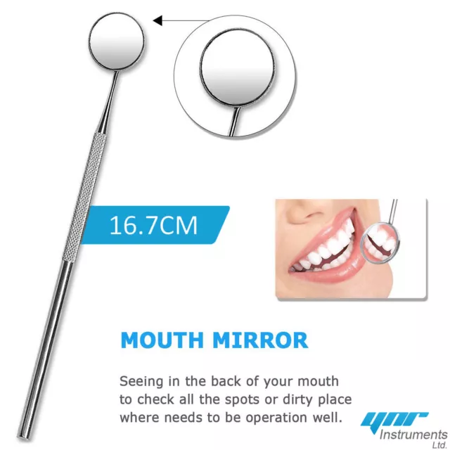 Miroir Tartre Retire Prob Outil Dents Nettoyant Detartreur Dentaire Grattoir 3