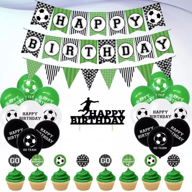 Alles Zum Geburtstag-Banner Fußball-Banner Party Supplies Das