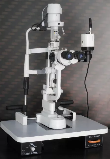 Slit Lamp Haag Streit Type 5 Step With Wooden Base 110/220V  By Dr.Onic