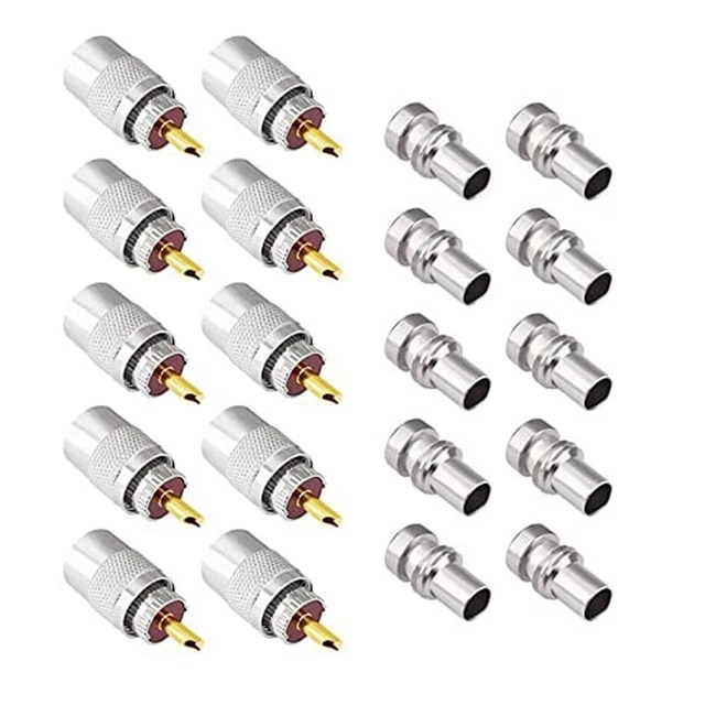 Adattatore connettore cavo coassiale audio spina RCA maschio