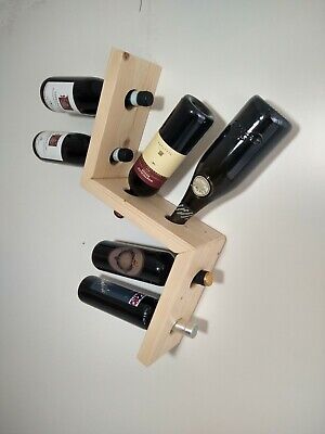Portabottiglie per Vino Rosso con Viti Erpmlyo Confezione da 6 Portabottiglie da Parete Portabottiglie da Vino in Metallo 